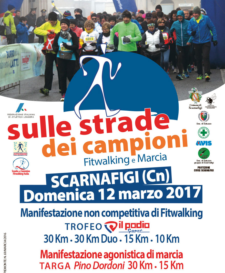 Trofeo Piemonte di Marcia Scarnafigi 12 marzo 2017