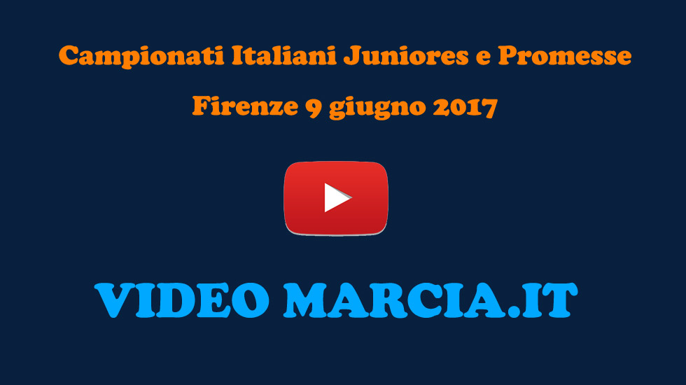 Video Campionati Italiani Juniores Promesse Uomini Marcia 10000m