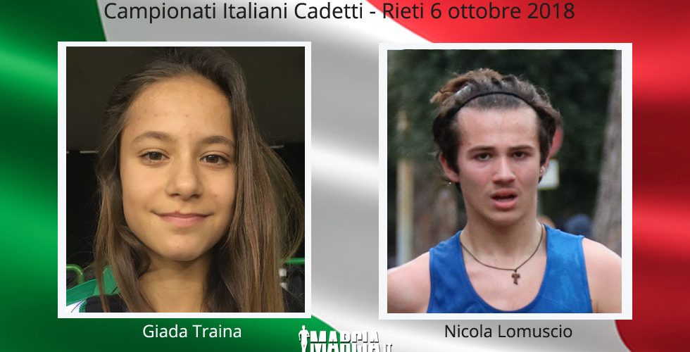 Campionati Italiani Cadetti Rieti 6 ottobre 2018